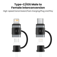 USB C Adapter USB Type C to Lightning Female Converter For IPhone 15 14 13 Xiaomi Samsung Lightning Charger Mobile Accessories