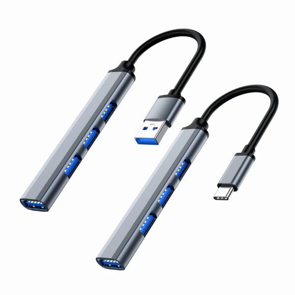 USB Type C HUB 3.0 3.1 4 Port Multi USB Splitter Adapter OTG For HUAWEI Xiaomi Lenovo Macbook PC Computer Accessories