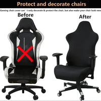 Gaming Chair Cover-Gaming Chair seat Cover 4pc/Set Gaming Chair Covers Stretchable with armrest Covers/Chair Back Covers/Chair s