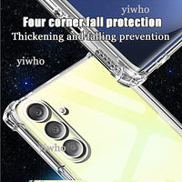 Phone Case for Samsung Galaxy A55 A06 A16 A26 A36 A56 A25 A35 A15 A54 A34 A14 5G A24 4G A05S A04S A73 A53 Transparent Back Cover