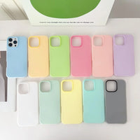 Soft Matte Candy Transparent Phone Case For iPhone 17 16 15 14 13 12 Pro Max Plus X Xs Max XR Shockproof Silicone Bumper Cover