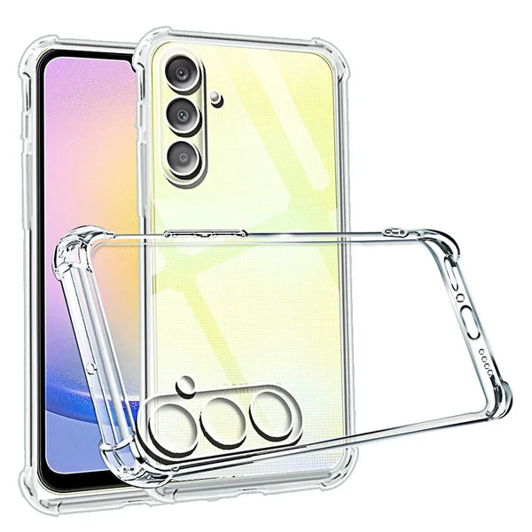 Phone Case for Samsung Galaxy A55 A06 A16 A26 A36 A56 A25 A35 A15 A54 A34 A14 5G A24 4G A05S A04S A73 A53 Transparent Back Cover