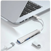 4 Port USB 3.0 Hub USB Hub Type C Dock Multi Splitter Adapter OTG Type C HUB for iPhone 15 Xiaomi Huawei Macbook Pro USB 3.0 2.0