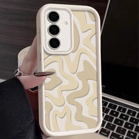 Striped Pattern Phone Case For Samsung Galaxy A57 A37 A56 A16 A17 A36 A26 A55 A54 A15 S25Edge S26 S24 S23 S22 Ultra S25 FE Cover