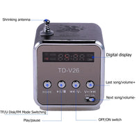Mini Caixa De Som Bluetooth Speaker Portable Radio FM Sound Box Small Music Wireless Bocina Mp3 Player Coluna Column Blootooth