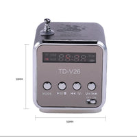Mini Caixa De Som Bluetooth Speaker Portable Radio FM Sound Box Small Music Wireless Bocina Mp3 Player Coluna Column Blootooth