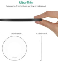 Wireless Charger Pad Induction Fast Wireless Charging Station For iPhone 17 16 15 14 13 12 Pro Max Samsung Xiaomi Oppo Huawei