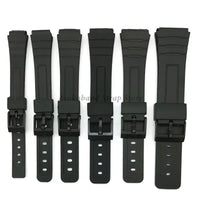 12/14/16/18/20/22mm Silicone Rubber Strap for Casio W800H A158/168 AE1200/1300 F91W F84 Watchband Men Women Bracelet Accessories