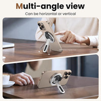 for MagSafe Phone Grip Stand, 3-in-1 Magnetic Finger Ring Holder Double-Sided Magnetic Phone Stand for iPhone 17 16 15 14 13 12