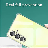 Phone Case for Samsung Galaxy A55 A06 A16 A26 A36 A56 A25 A35 A15 A54 A34 A14 5G A24 4G A05S A04S A73 A53 Transparent Back Cover