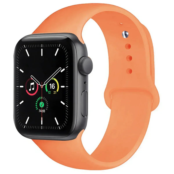 Band For Apple Watch straps 45mm 44mm 40mm 41mm 42mm-46mm Silicone sport bracelet iwatch series 8 7 6 5 4 3 SE 9 10 Ultra 2 49mm