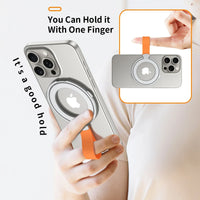 Cell Phone Ring Holder Stand Finger Grip Degree Rotation Kickstand Aluminium Alloy For Magsafe IPhone 16 15 14 13 12 Pro Max