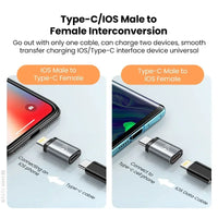 USB C Adapter USB Type C to Lightning Female Converter For IPhone 15 14 13 Xiaomi Samsung Lightning Charger Mobile Accessories