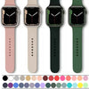 Silicone Band For Apple Watch strap 45mm 44mm 40mm 41mm 42-38mm 44 mm sport bracelet iwatch series 8 7 6 5 4 3 SE 9 Ultra 2 49mm
