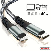 USB C to Lightning 10 feet MFi Certified for iPhone 14 Pro Max 13 Pro Type C to Lightning Fast Charging Braided Data Cable