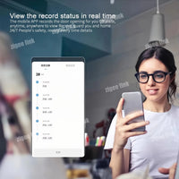 Zigbee Smart Door Sensor Window Door Open Closed Detectors Smart Home Security Alarm System Voice Control Via Tuya Alexa Google