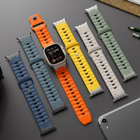 Sport Silicone Strap for Apple watch bands ultra 3 49mm Metal correas para bracelet iwatch Series 11 9 8 SE 10 7 45mm 44mm 46mm