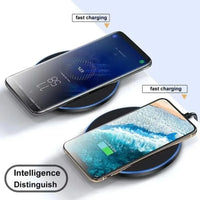 Wireless Charger Pad Induction Fast Wireless Charging Station For iPhone 17 16 15 14 13 12 Pro Max Samsung Xiaomi Oppo Huawei