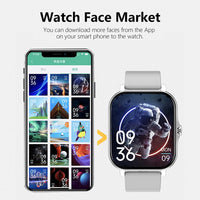 Sport Smart Watch Fitness Clock Health Monitor Waterproof Smartwatch Bluetooth Call Watches for Men Women IOS Android Phone 2025