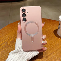 Luxury Magnetic Soft TPU Phone Case For Samsung A17 A56 A36 A26 A16 A06 A55 A35 A25 A15 A05 S A54 A34 A24 A14  Cover