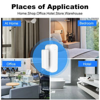 Zigbee Smart Door Sensor Window Door Open Closed Detectors Smart Home Security Alarm System Voice Control Via Tuya Alexa Google