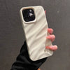 6D Silk Pattern Wavy Phone Case For iPhone Air 17 16 15 14 11 12 13 Pro Max Plus XR E 16E Shockproof Protective Soft Back Cover