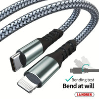 USB C to Lightning 10 feet MFi Certified for iPhone 14 Pro Max 13 Pro Type C to Lightning Fast Charging Braided Data Cable