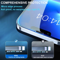 5pcs Tempered Glass for iPhone 17 16 15 14 13 12 Pro Max Screen Protector for iPhone 12Mini 13Mini 14 Plus 14Pro Glass 16Pro Max